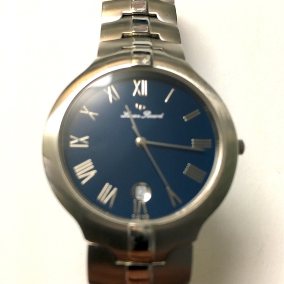 Lucien Piccard Sapphire Crystal Swiss Stainless Steel Watch Silver Needs Battery - Picture 1 of 10